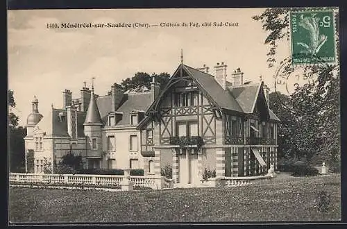 AK Ménétréol-sur-Sauldre, Château du Fay, côté Sud-Ouest