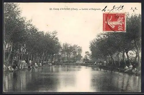 AK Avord, Lavoir et baignade au bord de l`eau