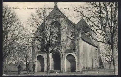 AK Avord, L`Église, Monument historique (XIe siècle)