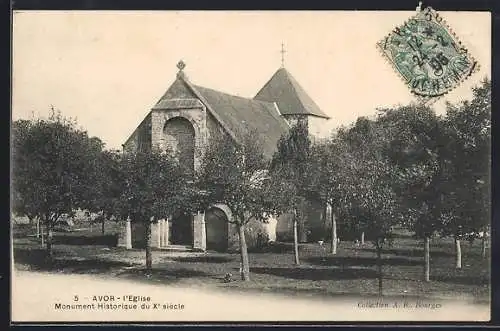 AK Avor, l`Église, Monument Historique du Xe siècle
