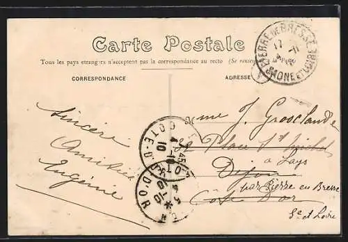 AK Jussy-Champagne, Le Château, vue prise de l`entrée