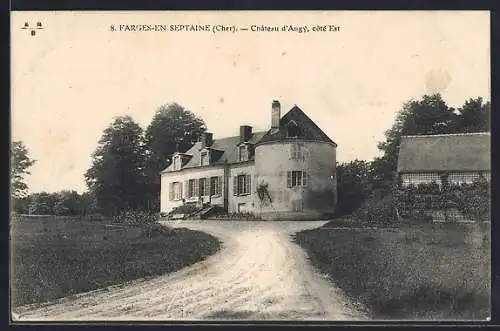 AK Farges-en-Septaine, Château d`Augy, côté Est