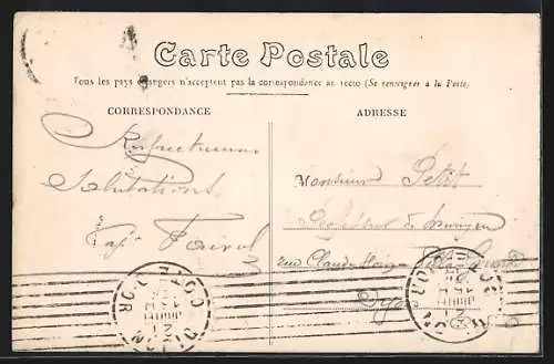 AK Morogues, Château de Maupas, facade Est