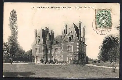 AK Brinon-sur-Sauldre, Château de la Ménée