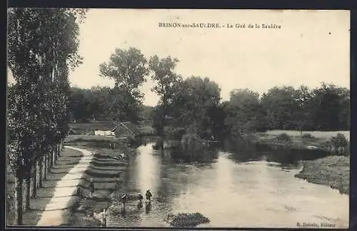 AK Brinon-sur-Sauldre, Le Gué de la Sauldre