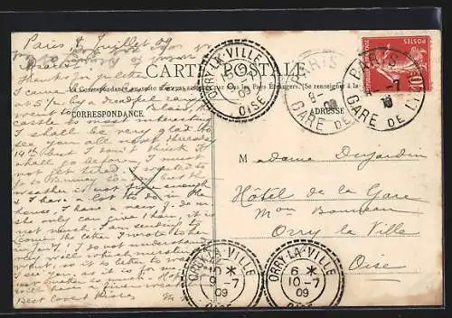 AK Brinon-sur-Sauldre, Le Gué de la Sauldre