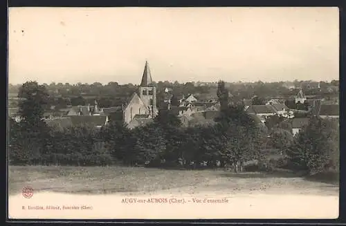 AK Augy-sur-Aubois, Vue d`ensemble