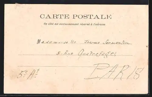 AK Méreau, Château de Chevilly, Vue sur l`Arnon