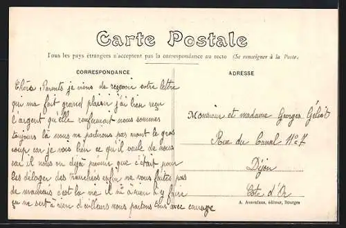 AK Quincy, Les Bords du Cher avec le pont suspendu