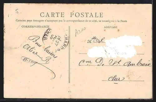 AK Vierzon, Vue sur le Cher, L`Usine élévatoire