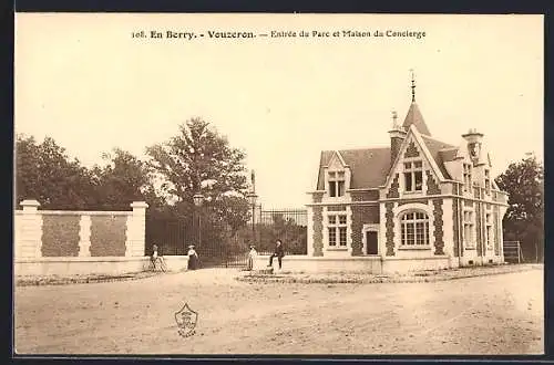 AK Vouzeron, Entrée du Parc et Maison du Concierge