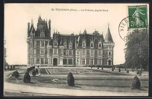 AK Vouzeron, Le Château, facade Nord
