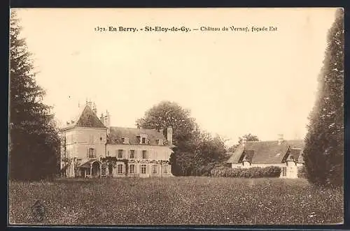 AK Saint-Eloy-de-Gy, Château du Vernay, facade Est