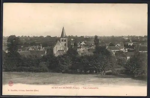 AK Augy-sur-Aubois, Vue d`ensemble