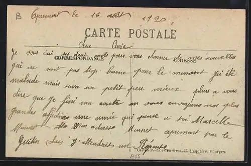 AK Apremont, Vue Générale prise de l`Allier