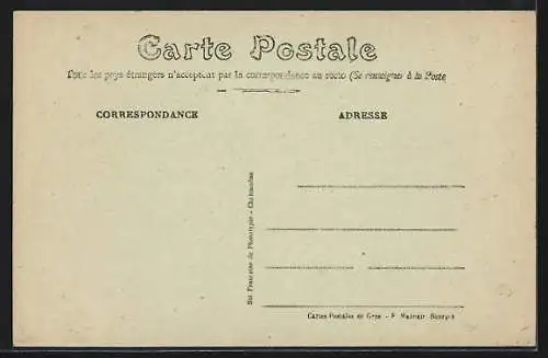AK Méry-ès-Bois, Vue du bâtiment de Barangeon dans un cadre boisé
