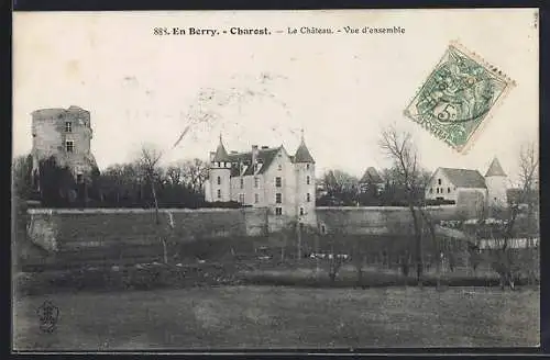 AK Charost, Le Château, Vue d`ensemble