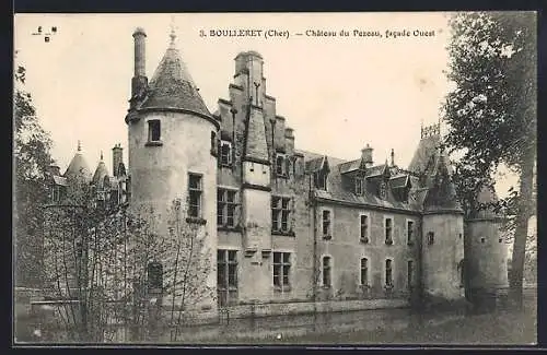 AK Boulleret, Château du Peseau, facade Ouest