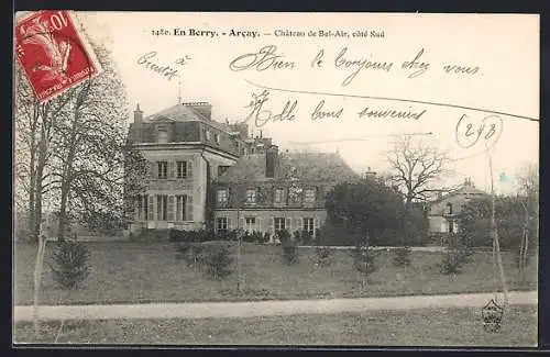 AK Arcay, Château de Bel-Air, côté Sud