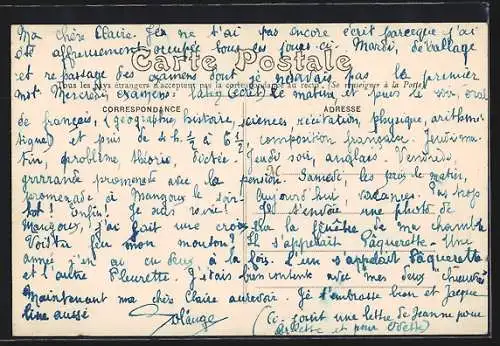 AK Verly, Château de Langoüe en Berry