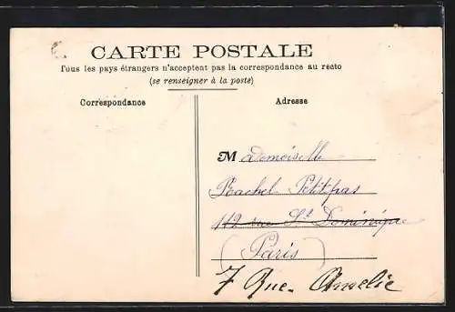 AK Levet, Vue du château de Soulangis et du parc avec étang