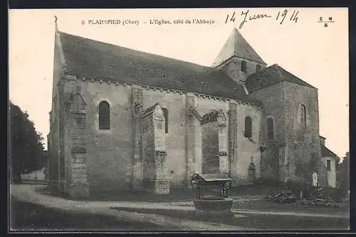 AK Plaimpied, L`Église côté de l`Abbaye