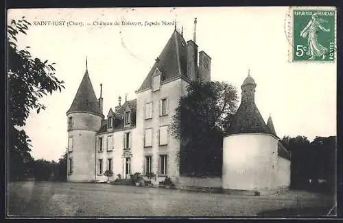 AK Saint-Just, Château de Boisvert, facade Nord