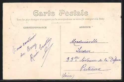 AK Touchay, Château de l`Isle vu du parc