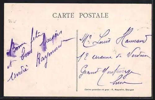 AK Le Chatelet, Vue Générale vers l`Ouest