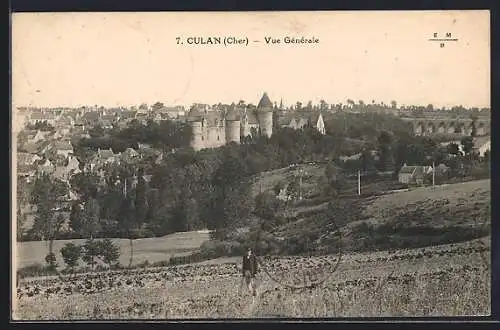 AK Culan, Vue Générale du village et du château historique