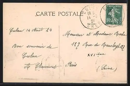 AK Culan, Vue Générale du village et du château historique