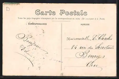 AK Savigny-en-Septaine, L`Église et parc environnant