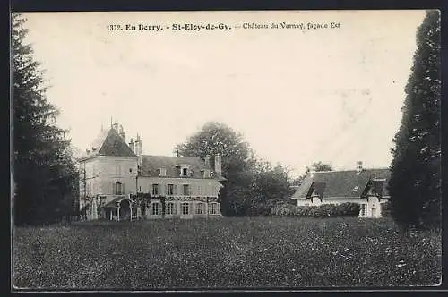 AK St-Eloy-de-Gy, Château du Vernay, facade Est
