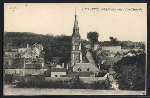 AK Ménétrou-Salon, Vue générale