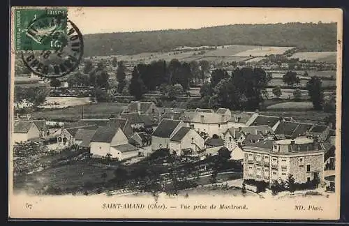 AK Saint-Amand, Vue prise de Montrond