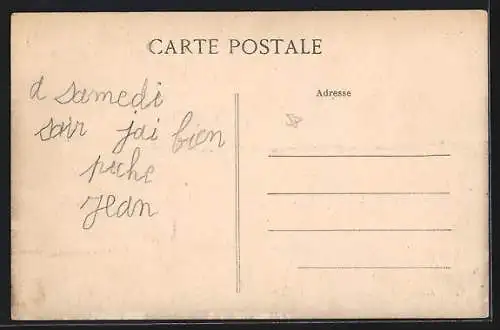 AK Châteauneuf-sur-Cher, Vue générale