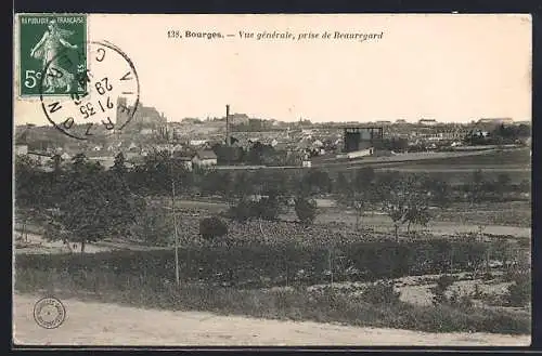 AK Bourges, Vue générale, prise de Beauregard