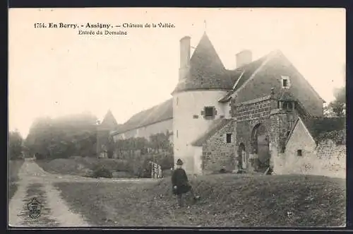 AK Assigny, Château de la Vallée, Entrée du Domaine