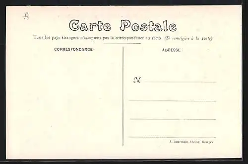 AK Ainay-le-Vieil, Le Château, facade sud-est, Entrée