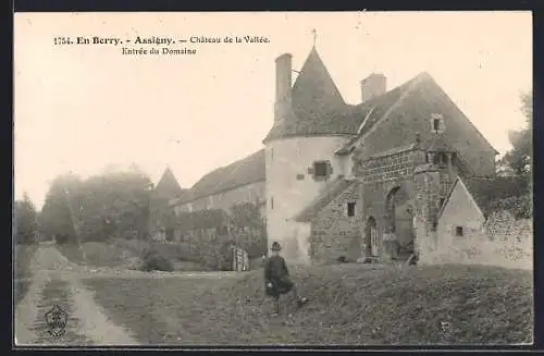 AK Assigny, Château de la Vallée, Entrée du Domaine