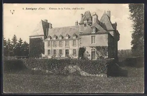 AK Assigny, Château de la Vallée, côté Sud-Est