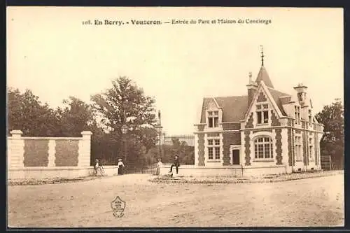 AK Vouzeron, Entrée du Parc et Maison du Concierge