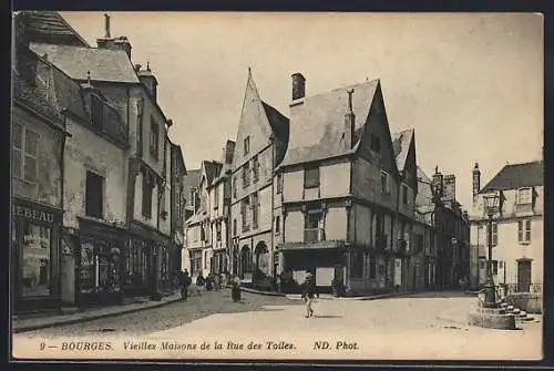 AK Bourges, Vieilles Maisons de la Rue des Toiles