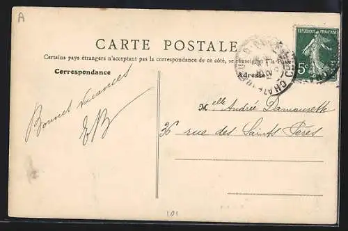 AK Châteauneuf-sur-Cher, Vue générale