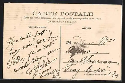 AK Veaugues, Vue générale du village en Berry