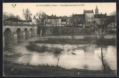 AK St-Florent, Vue prise des bords du Cher