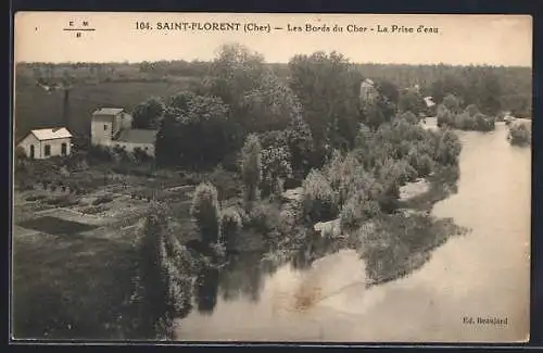 AK Saint-Florent, Les Bords du Cher, La Prise d`eau