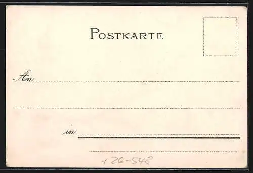 Künstler-AK Ludwig Zorn: Feldberg i. Schw., Seebruck mit Bismarckdenkmal