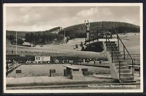 AK Steinbach-Hallenberg, Sprungturm im Waldschwimmbad