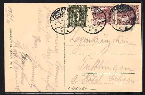 AK Bad Rippoldsau, Die Villa Sommerberg